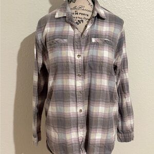 BDG Multicolor Oversized Plaid Flannel